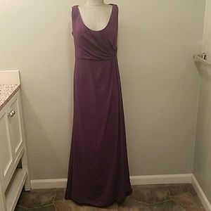 White by Vera Wang size 14 plum gown